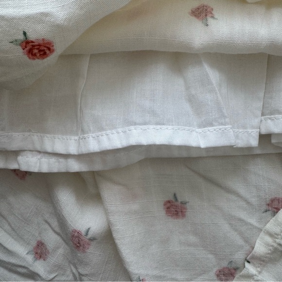 NWT O’Neill White Floral Jumper Cottagecore Off-Shoulder Spring Size S - Picture 12 of 12